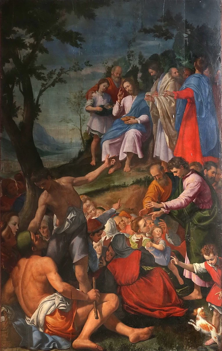 La moltiplicazione dei pani - Santi Gervasio e Protasio (Firenze)